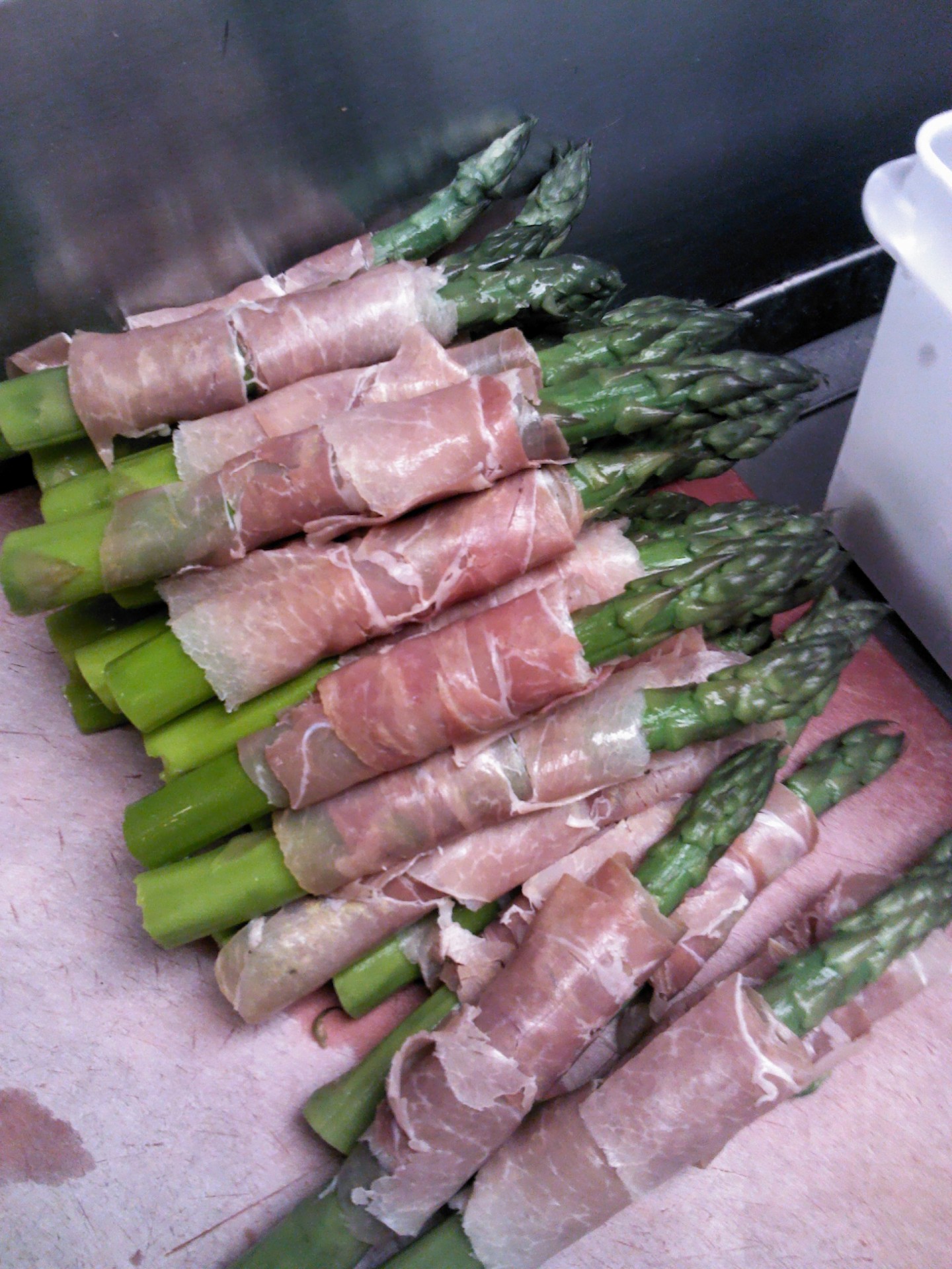 Fresh Asparagus and Prosciutto Strata