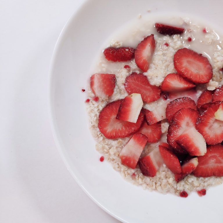 Strawberry Ricotta Porridge