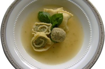 Polpette and Orzo in Broth