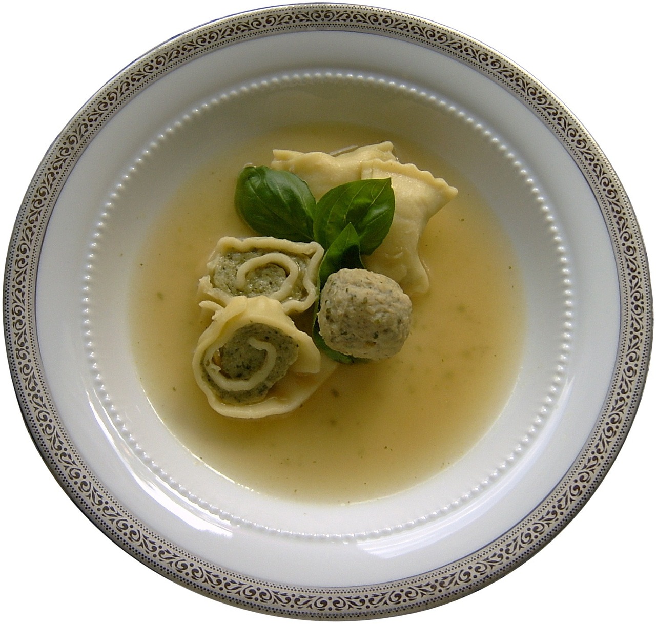 Polpette and Orzo in Broth