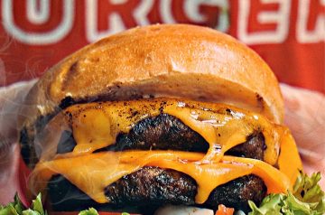 Avocado Ranch Burgers With Smoked Cheddar