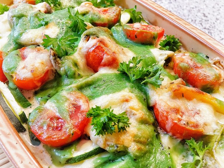 Low Carb Cheesy Smoked Sausage Casserole