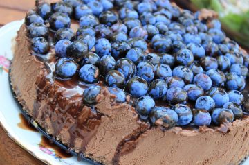 Blueberries N Cream Cheesecake