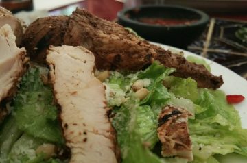 Caesar Salad Sandwiches With Chicken