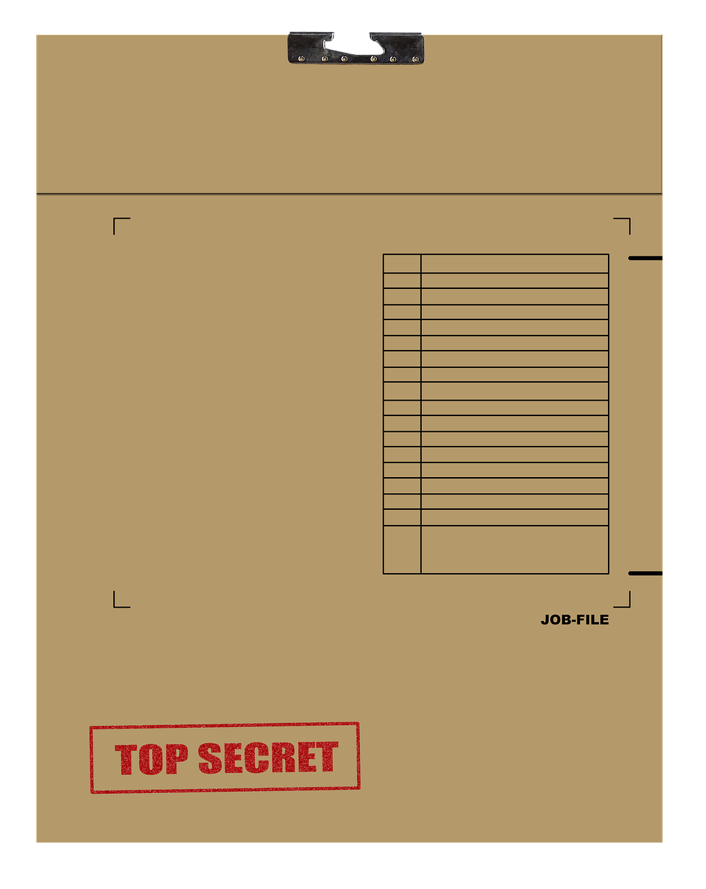 Top-Secret Wraps