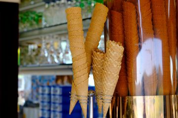 Oven-Baked Sugar Cones for Ice Cream
