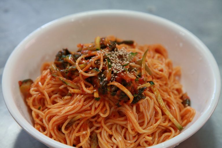 Chop Chae (Korean Mixed Vegetables With Beef and Noodles)