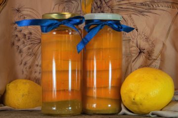 Canned Sugared Lemon Slices in Syrup