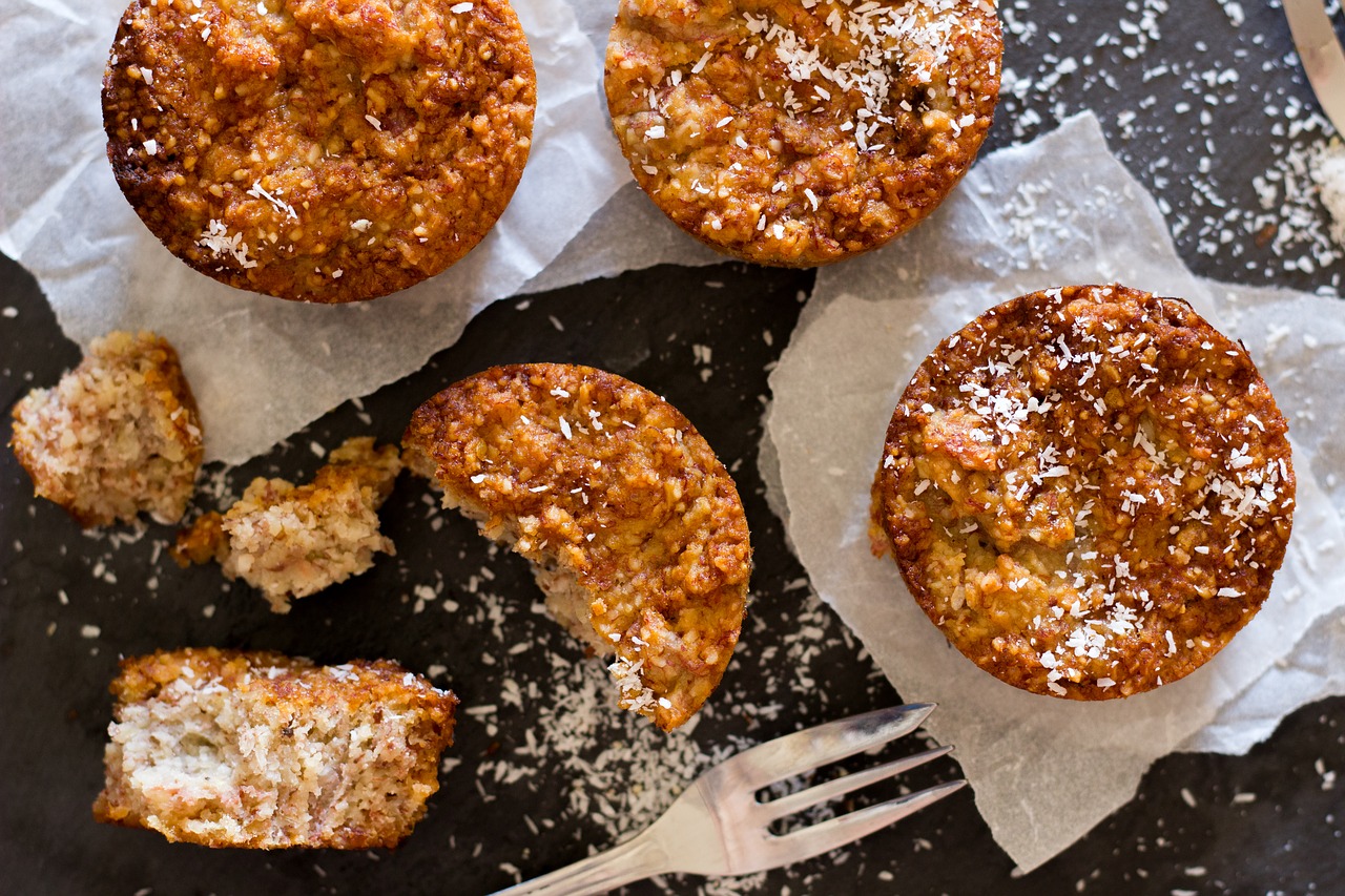 Diabetic Banana Nutmeg Muffins [ See Notes ]