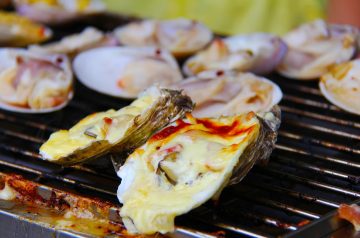 Grilled Barbecued Oysters