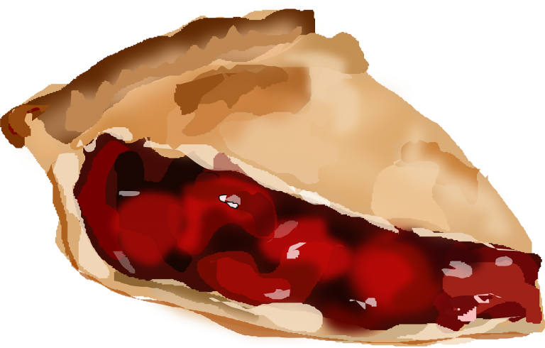 Frosted Cranberry-Cherry Pie