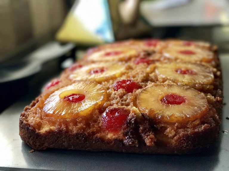 Dutch Oven Pineapple Upside-Down Cake