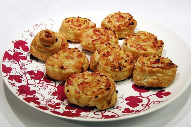 Ouzo Spiced Pears Wrapped in Puff Pastry