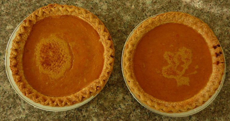Pumpkin Pie With Streusel  Topping