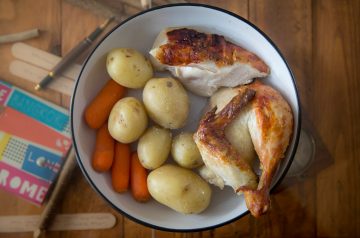 One-Pan Potato and Chicken Dijon