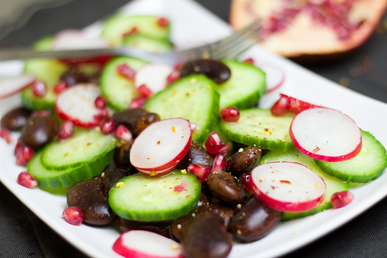 Cucumber Boats With Salad