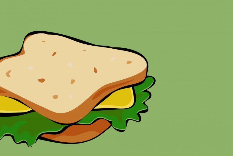 Branston Pickle and Cheese Sandwich