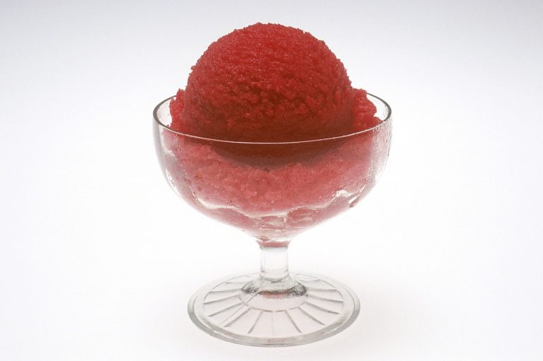 Red Raspberry Sherbet