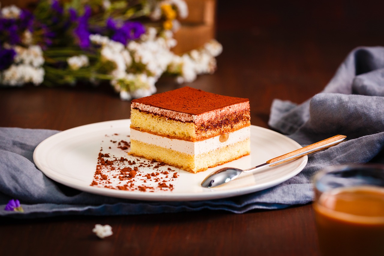 Toasted Almond Tiramisu (Lower in Fat Not in Flavor!)