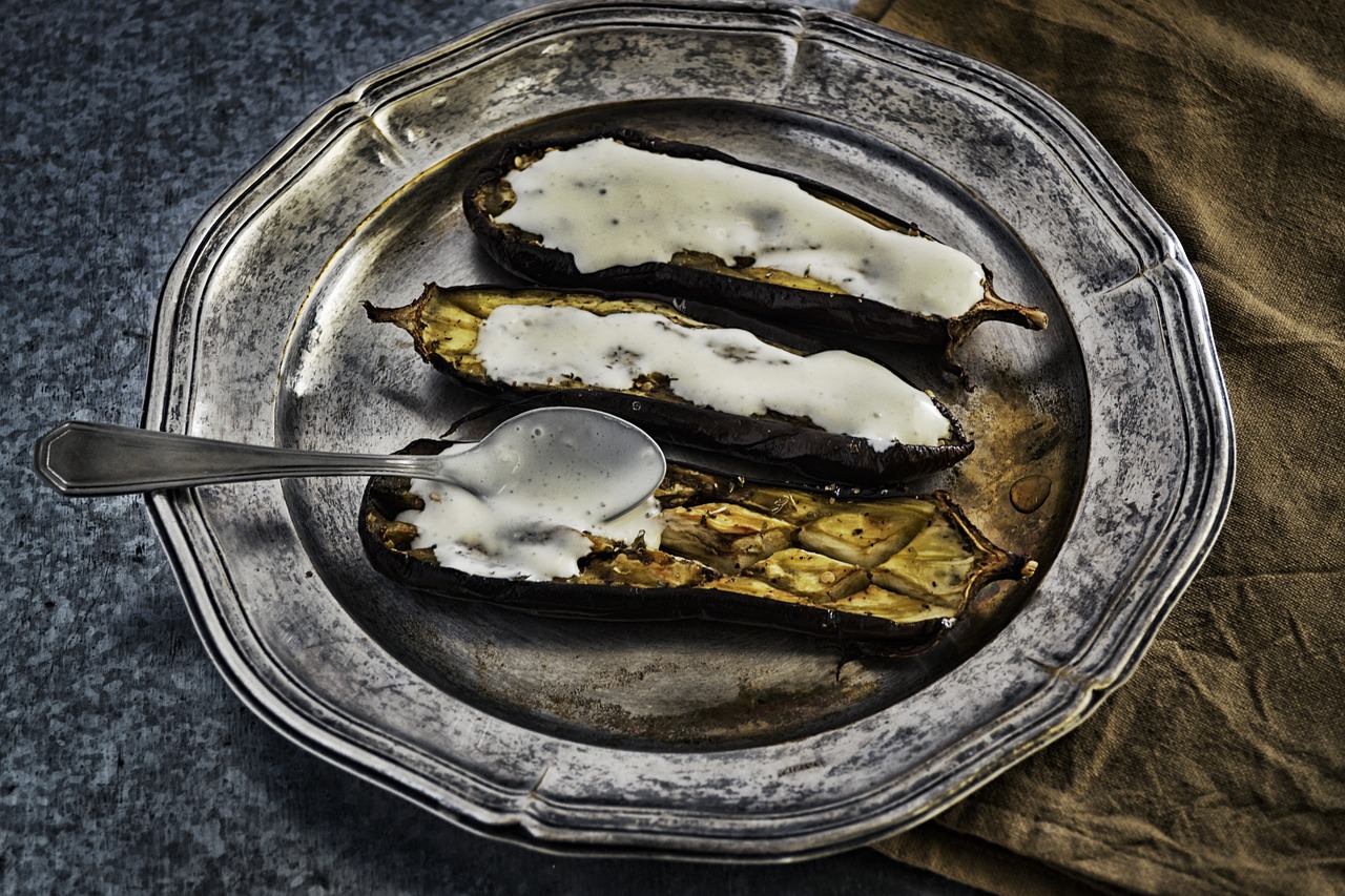 Greek Eggplant (Aubergine)  and Yogurt Spread