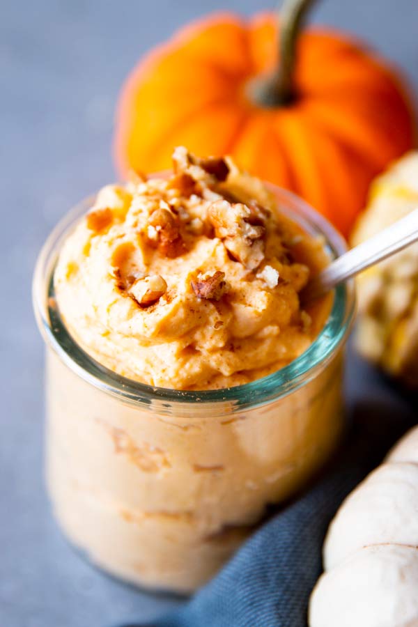 Cottage cheese and pumpkin dessert