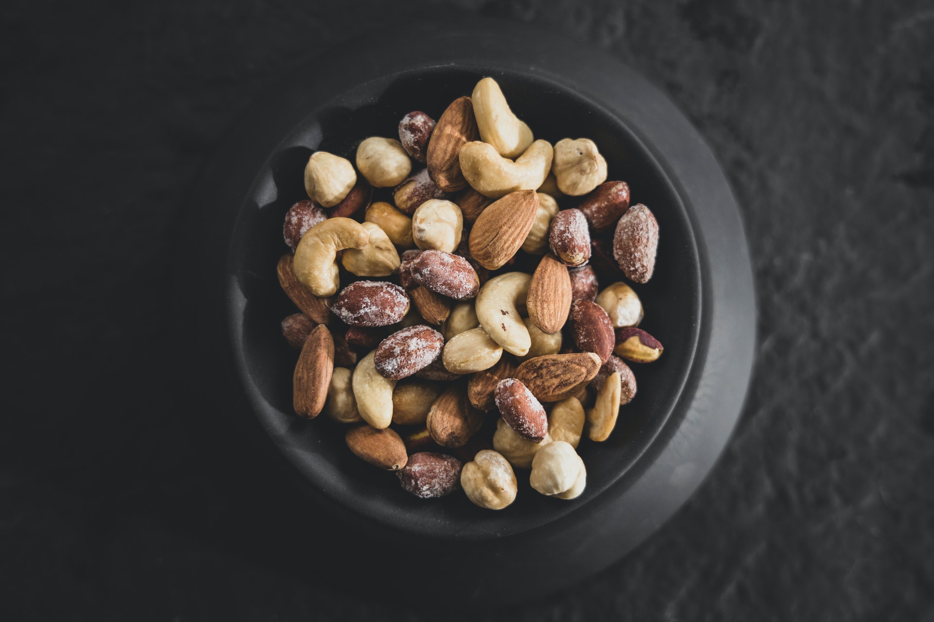 Almonds and hazelnuts